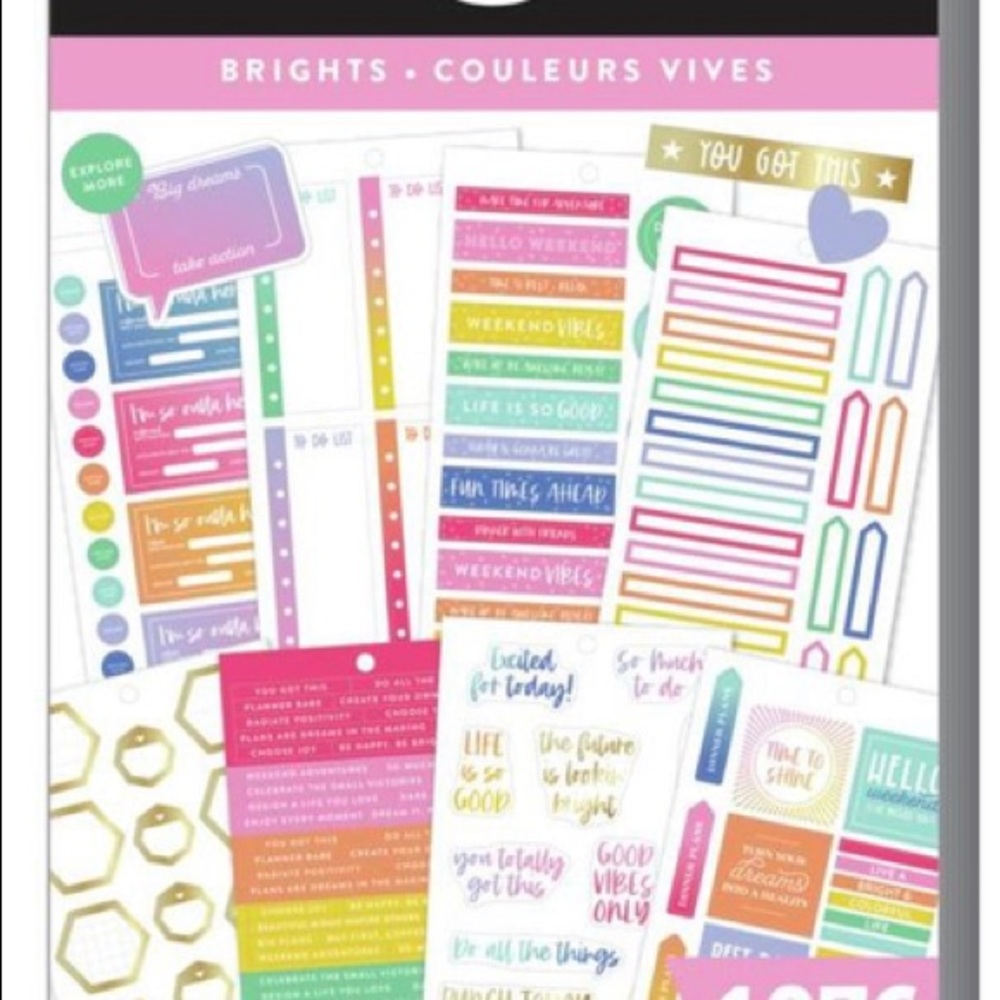 The happy planner “brights “